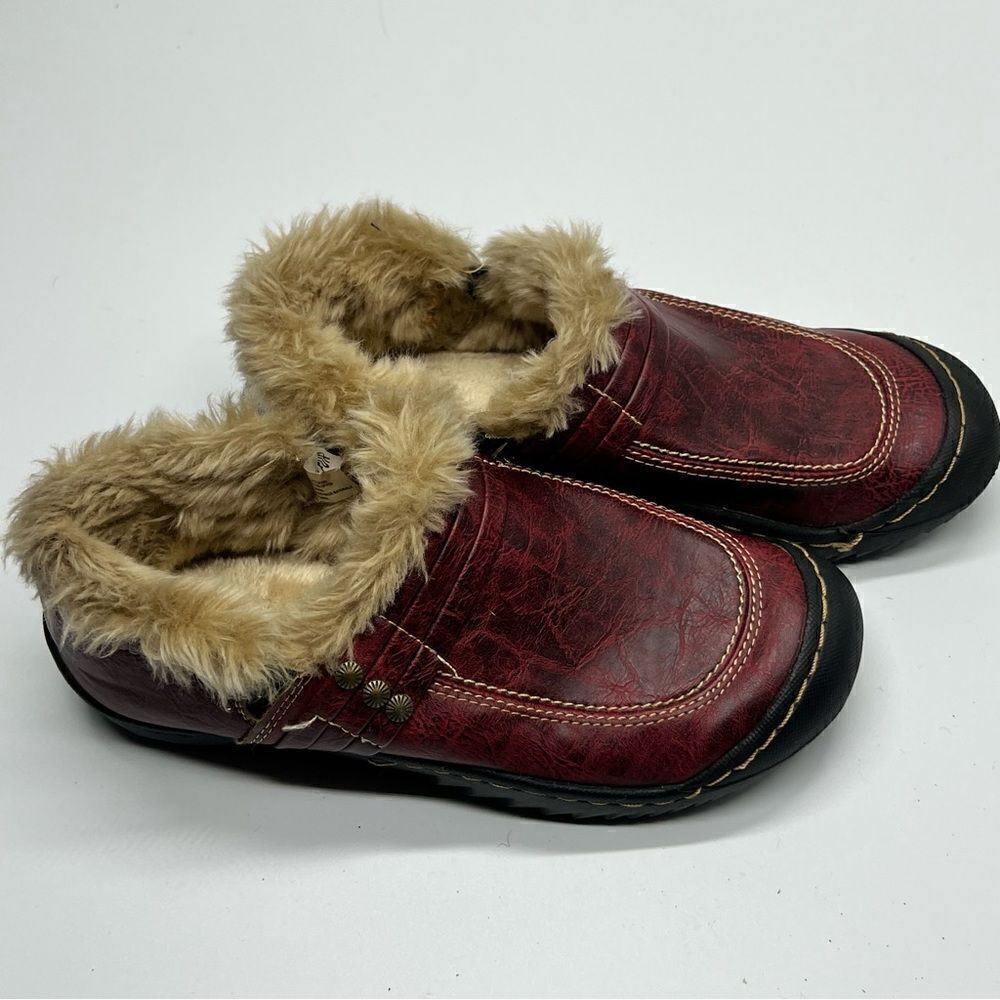 J-41 | Red Lenox Slip on Shoes